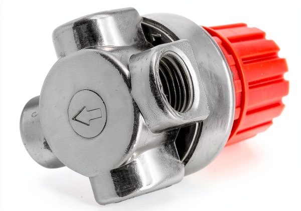 HKAOSDUUH Air Compressor Pressure Regulator Metal Red Black-2