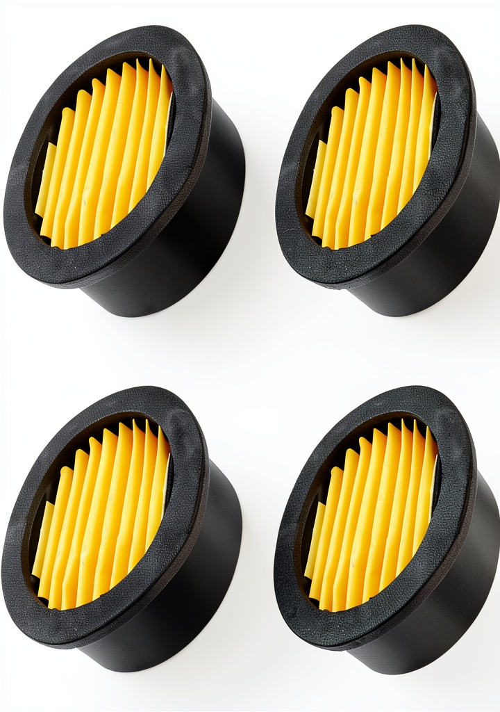 Tnuocke air compressor filter element installed on equipment
