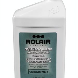 Rolair Air Compressor Oil Blow Cleaning Reduces Carbon-0