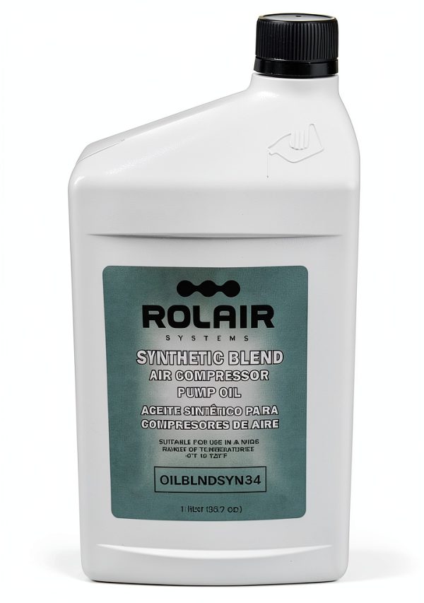 Rolair Air Compressor Oil Blow Cleaning Reduces Carbon-0