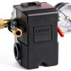 Lefoo Air Compressor Pressure Switch Heavy Duty Metal 4 Port-0