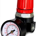 HKAOSDUUH Air Compressor Pressure Regulator Metal Red Black-0