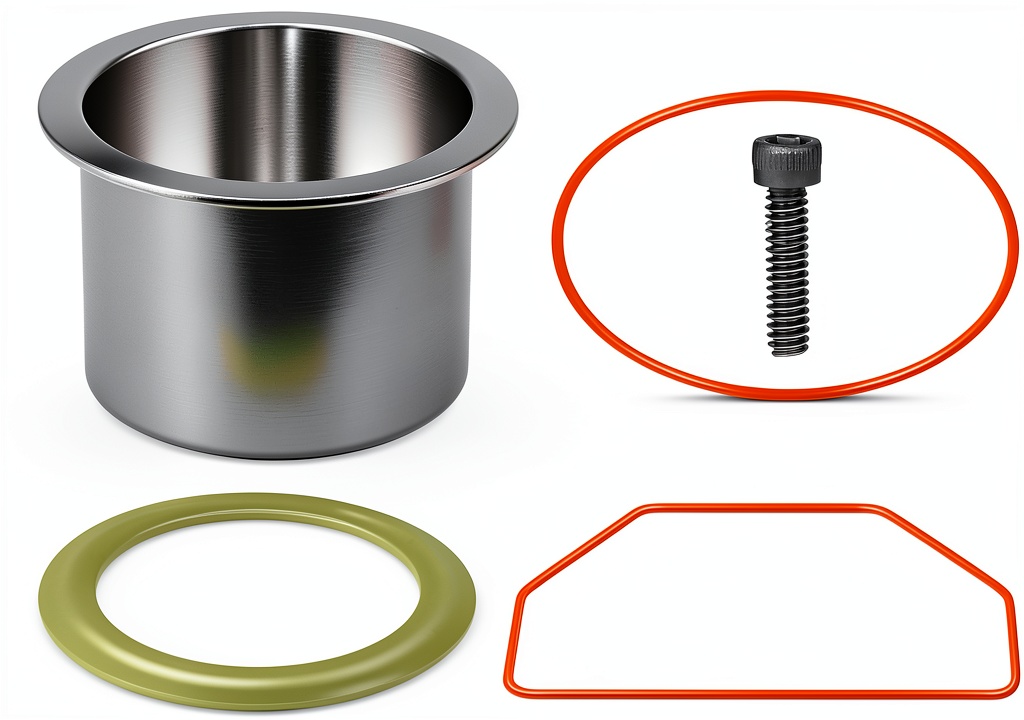 Bonbo K-0650 Cylinder and Piston Ring Kit components displayed on a workbench
