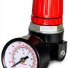 KWEOTUGO Air Compressor Pressure Regulator Chrome Metal 2-0