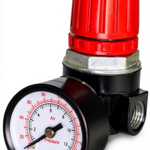 KWEOTUGO Air Compressor Pressure Regulator Chrome Metal 2-0