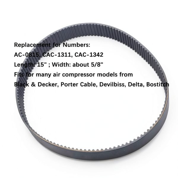 Thomegoods Air Compressor Belt Replacement AC-0815 15 Inch-1
