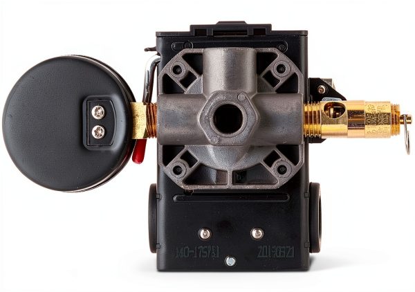 Lefoo Air Compressor Pressure Switch Heavy Duty Metal 4 Port-1