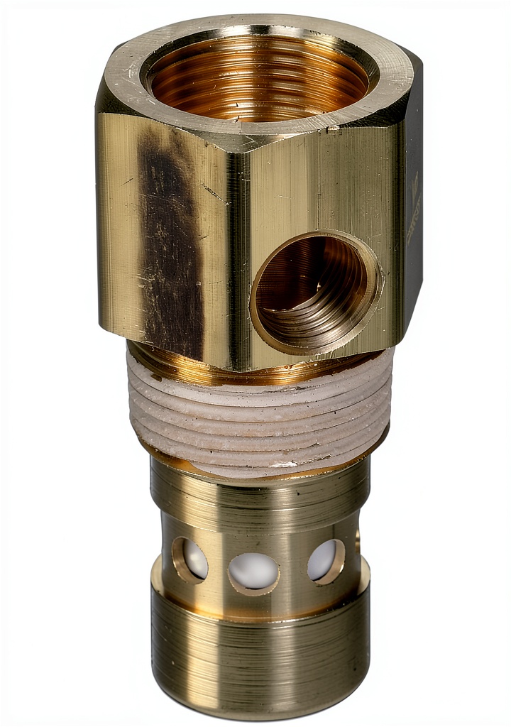 Ingersoll Rand air check valve with stainless steel finish and threaded ports