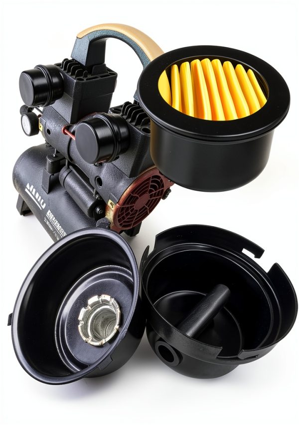Darlingao Air Compressor Silencer Thread Noise Reduction-4