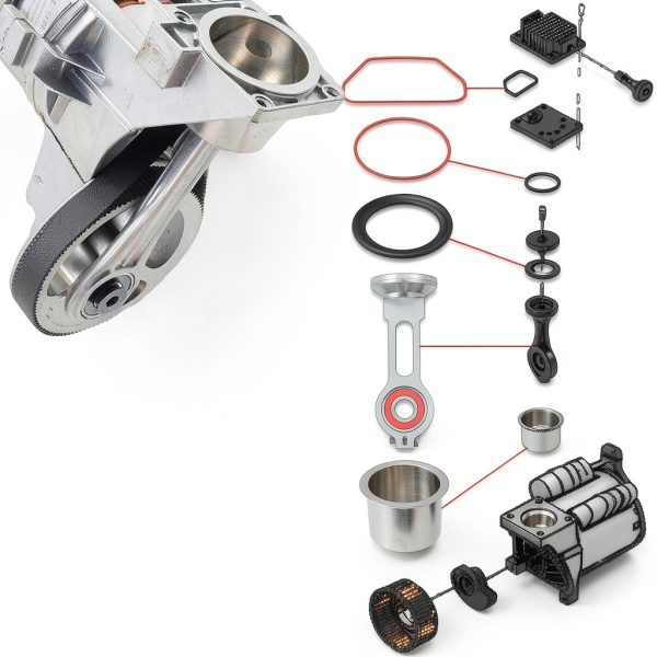 Bonbo KK-4835 Air Compressor Piston Kit Heavy Duty Aluminum-3