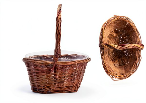 Royal Imports Willow Oval Basket – Natural Finish Small 9x7x3.5in-4