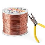 KSVZS 20 Gauge 0.8mm 160FT Pure Copper Wire Craft Jewelry Making Kit-0