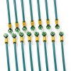 Grounding Pigtail: 12AWG Green Stranded Copper Wire, 8-Inch Length, with 10/32 x 3/8 Green Screw - Quick 5-Second Installation(15 Pack)-1