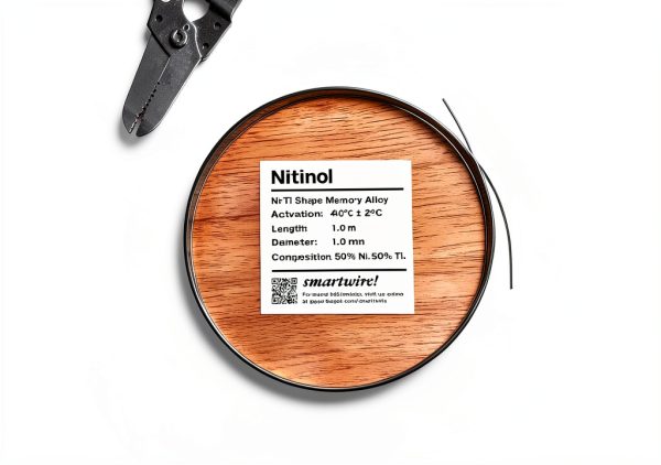Nitinol Shape Memory Wire (1m x 1mm, 40C/104F Activation) | Professor Tony's Smart Ass Wire Company-2