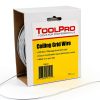 ToolPro 18 Gauge Ceiling Grid Wire - 300 Foot Roll with Carton Dispenser, Heavy Duty Wire for Drop Ceiling Installation -Cut to The Length You Want with no Waste-0