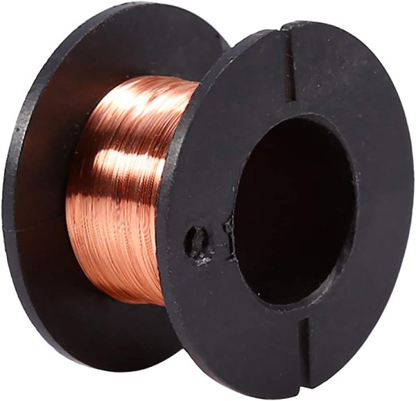 5 Rolls/Set 12m Copper Wire Enameled Wire Copper Winding Wire Enameled Repair Wire 0.004" Diameter-8