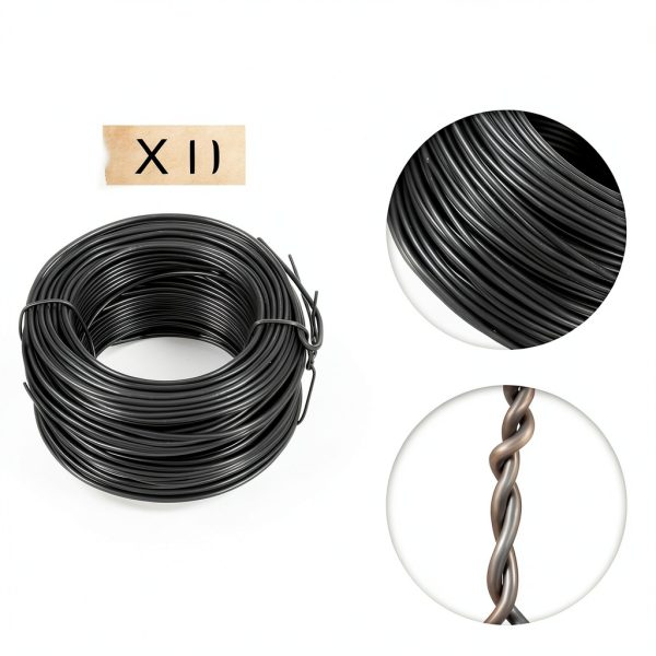 Cunno 10 Roll Rebar Tie Wire 16 Gauge – Black, 984 ft Flexible Reel-1