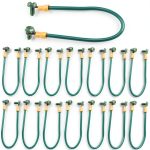 Grounding Pigtail: 12AWG Green Stranded Copper Wire, 8-Inch Length, with 10/32 x 3/8 Green Screw - Quick 5-Second Installation(15 Pack)-0