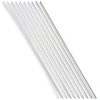 304 Stainless Steel Spring Wire, 40cm Lengh Straight Stainless Steel Spring Wire Assortment Kit, Hard Steel Straight Wire Diameter 0.4mm 0.6mm 0.8mm 1mm 1.2mm 1.4mm 1.6mm 1.8mm 2mm 3mm, 100Pcs-1