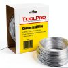 ToolPro 18 Gauge Ceiling Grid Wire - 300 Foot Roll with Carton Dispenser, Heavy Duty Wire for Drop Ceiling Installation -Cut to The Length You Want with no Waste-2