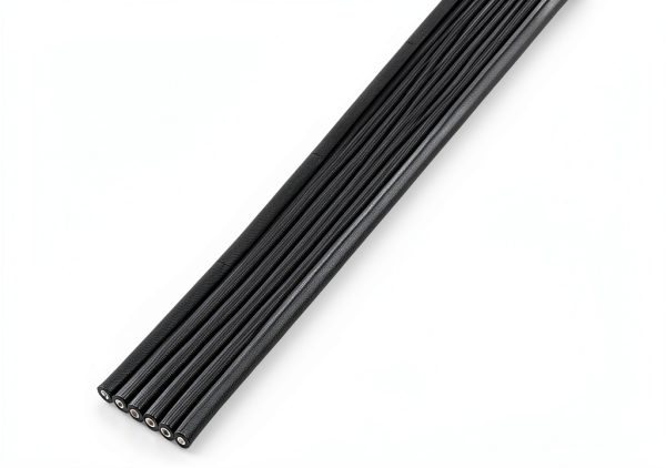 BNTECHGO 24 Gauge Silicone Ribbon Cable Flexible 6P Black 25 ft Flat Cable 24 AWG Stranded Tinned Copper Wire-3