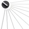 304 Stainless Steel Spring Wire, 40cm Lengh Straight Stainless Steel Spring Wire Assortment Kit, Hard Steel Straight Wire Diameter 0.4mm 0.6mm 0.8mm 1mm 1.2mm 1.4mm 1.6mm 1.8mm 2mm 3mm, 100Pcs-0