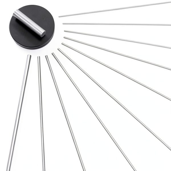 304 Stainless Steel Spring Wire, 40cm Lengh Straight Stainless Steel Spring Wire Assortment Kit, Hard Steel Straight Wire Diameter 0.4mm 0.6mm 0.8mm 1mm 1.2mm 1.4mm 1.6mm 1.8mm 2mm 3mm, 100Pcs-0
