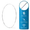 uxcell 3 Feet Nitinol Wire, 1 Pcs 0.5mm Super Elastic Nitinol Shape Memory Pre-Trained Wire Nickel-Titanium Spring Steel Wire for Research Labs DIY Classroom Display-2