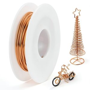 Copper Wire 18 Gauge 60 FT Opvixi Premium Pure Copper for Crafts-0
