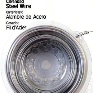 16 Gauge Galvanized Steel Wire by Hillman - 25ft Silver Polished Wire-0